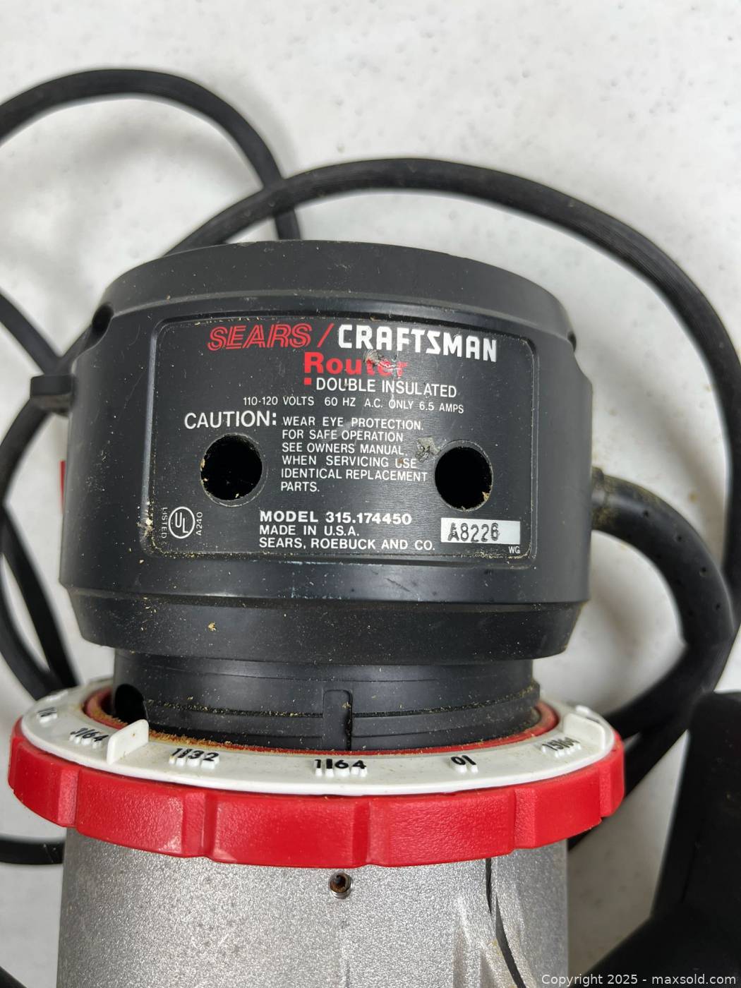 Craftsman 315.174450 corded router | Maxsold