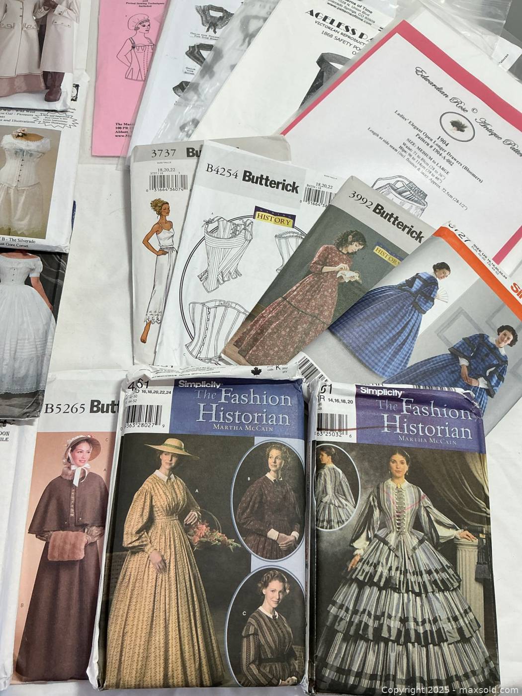 Historic and Victorian Era Sewing Patterns Collection | Maxsold