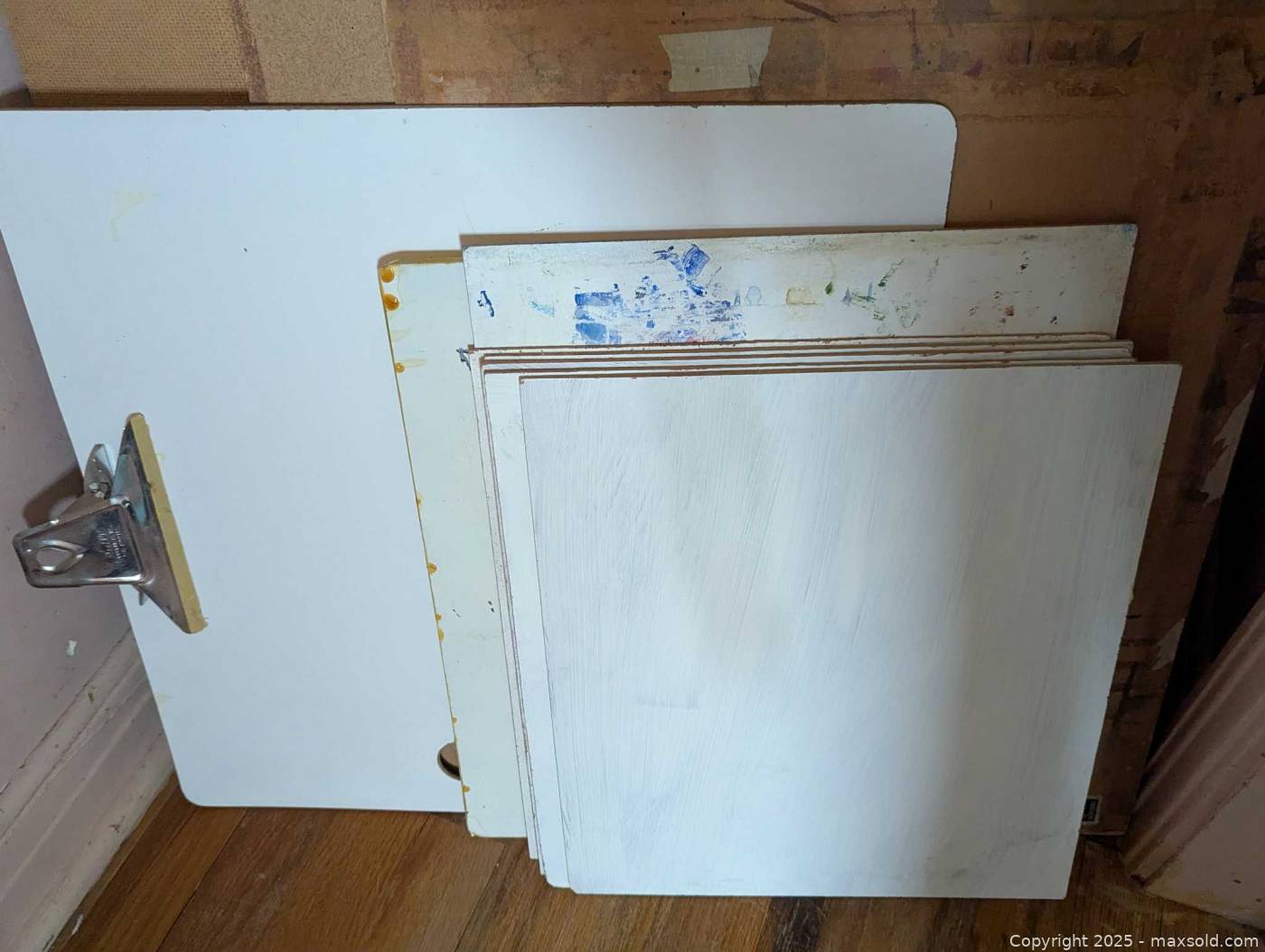 Window Draw Board Lot of 20 artist drawing boards | Maxsold
