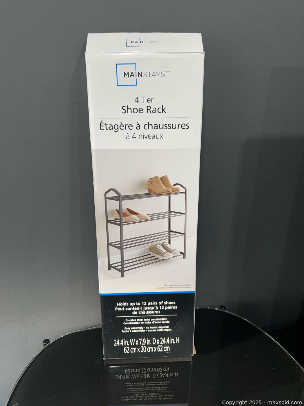 Mainstays 4 Tier Shoe Rack
