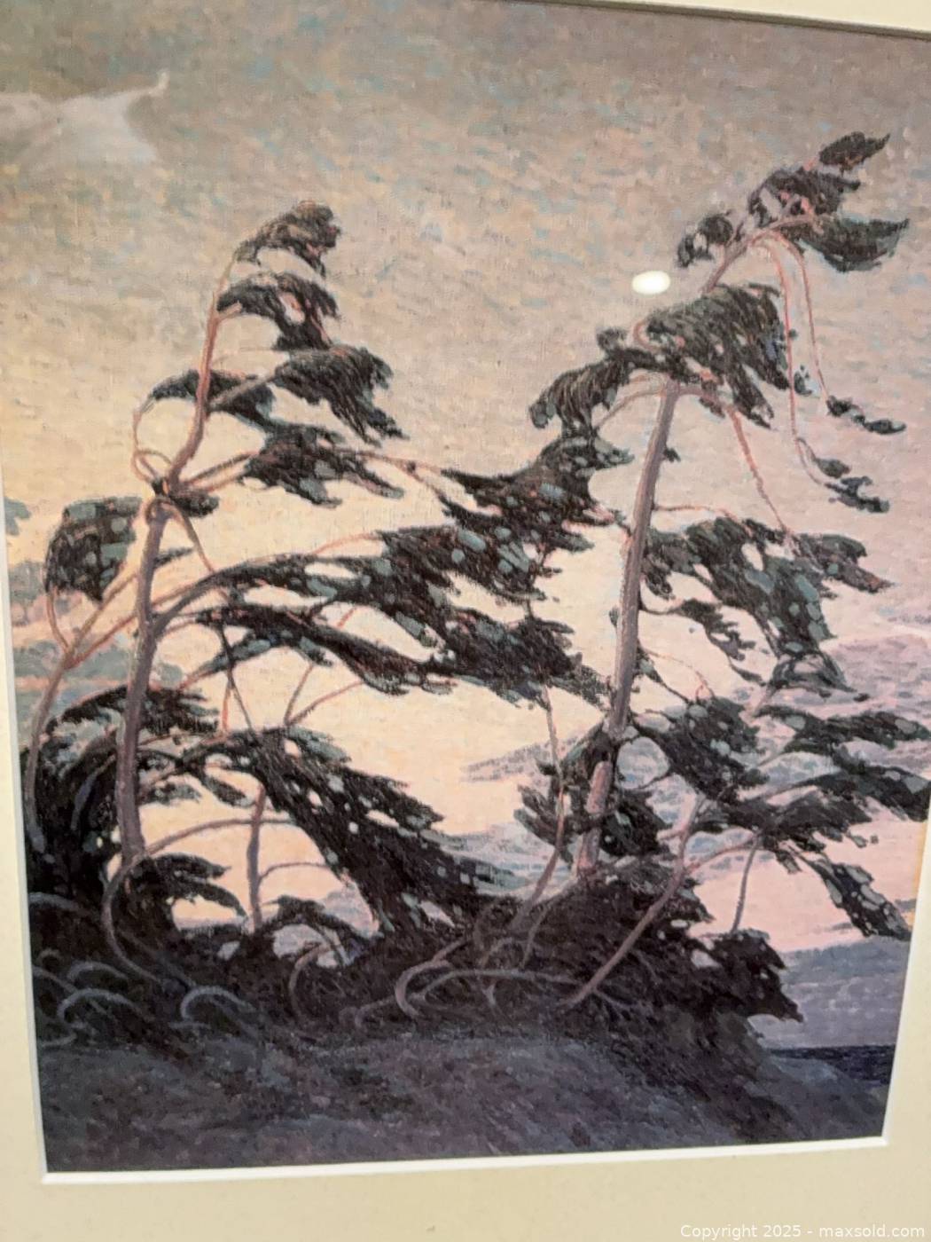 Signed Vintage Lithograph Art Print Maxsold