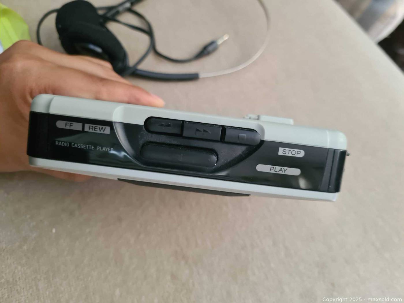 Early 90s Sony Walkman Cassette Player with AM/FM Radio and Headphones ...