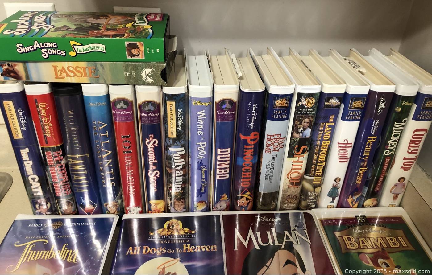 Children's & Family VHS Tapes, approx 30 | Maxsold