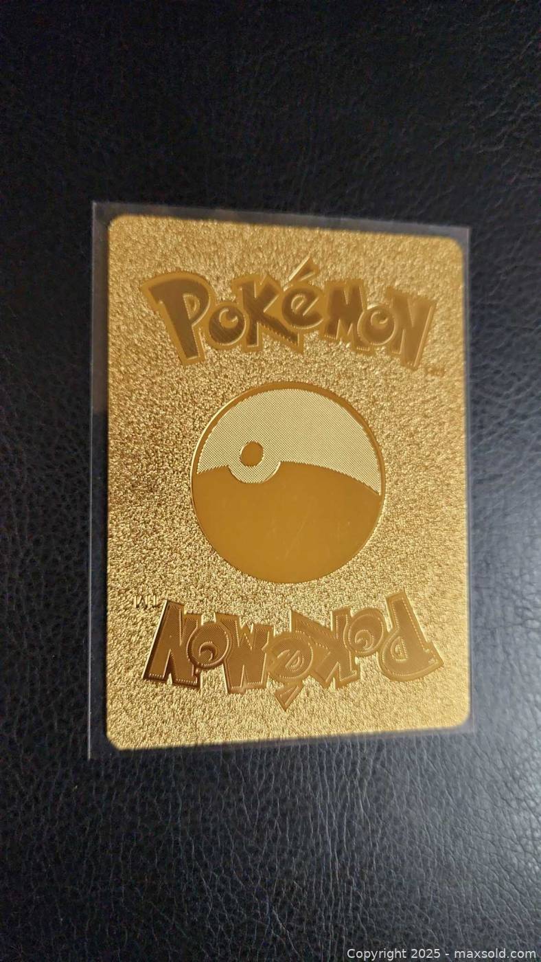 gold custom pokemon cards Build Your Own - Birthday Card main image 0