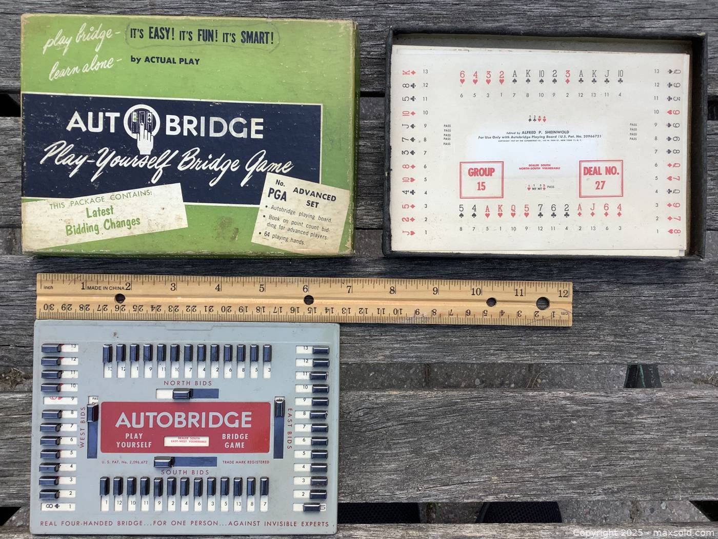 Auto Bridge AutoBridge bridge game and Beacon Hall cards | Maxsold