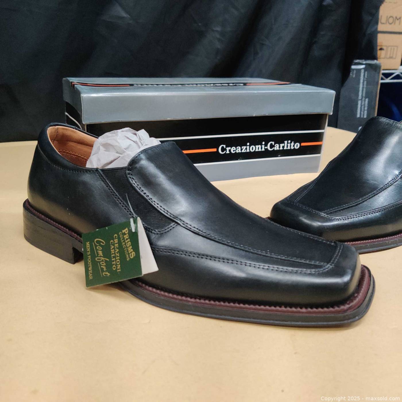 Creazioni-Carlito EU 40 Black Dress Shoes New | Maxsold