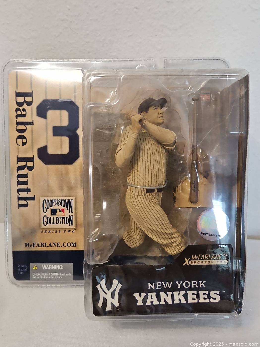 McFarlane Babe Ruth action figure NIP | Maxsold