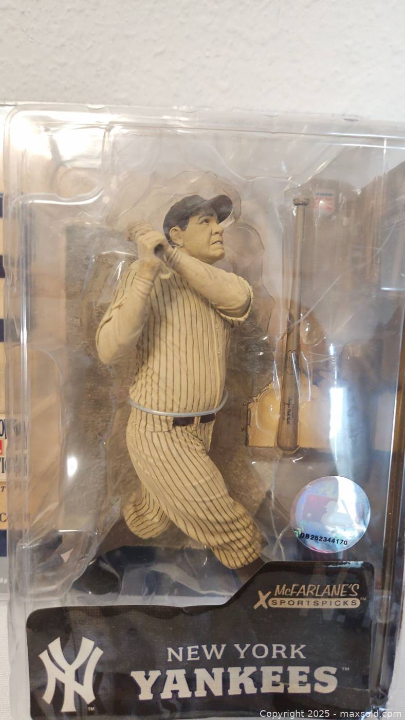 McFarlane Babe Ruth action figure NIP | Maxsold