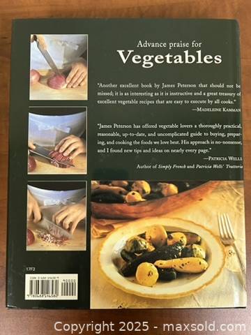 Vegetables Cookbook by James Peterson | Maxsold