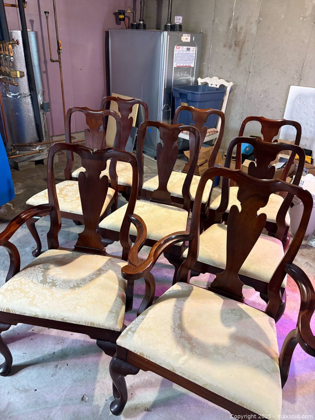 Paine Furniture set of 8 dining chairs | Maxsold