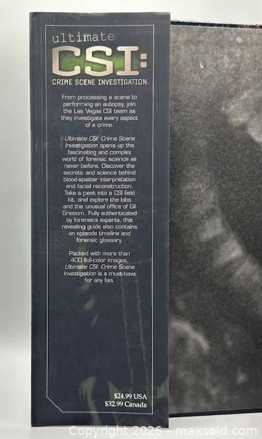 Ultimate CSI Crime Scene Investigation Book | Maxsold