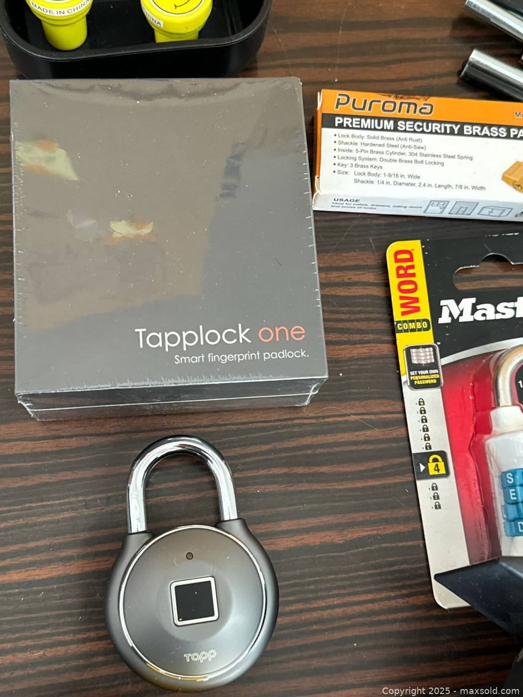 Cork Board, Light-Up Sign, Locks, Push Pins | Maxsold
