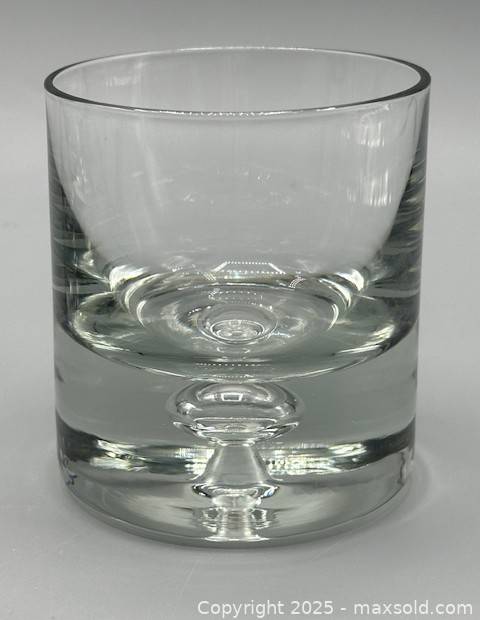 Pair Bubble-Base Rocks Glasses | Maxsold