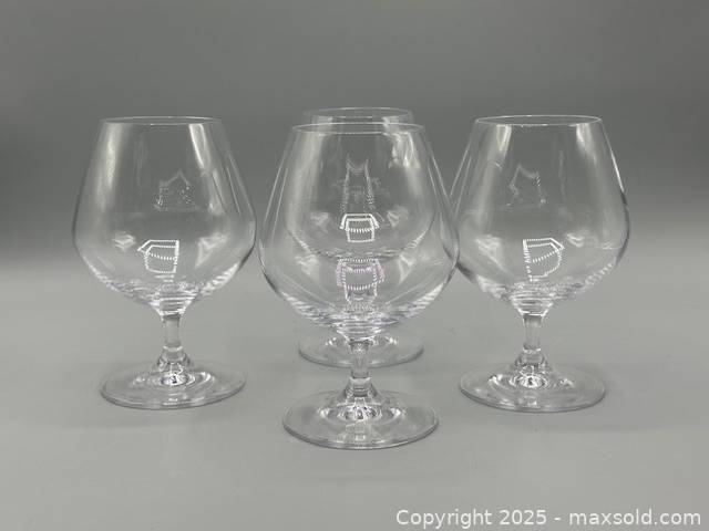 Crystal snifter glasses, set of 4 | Maxsold