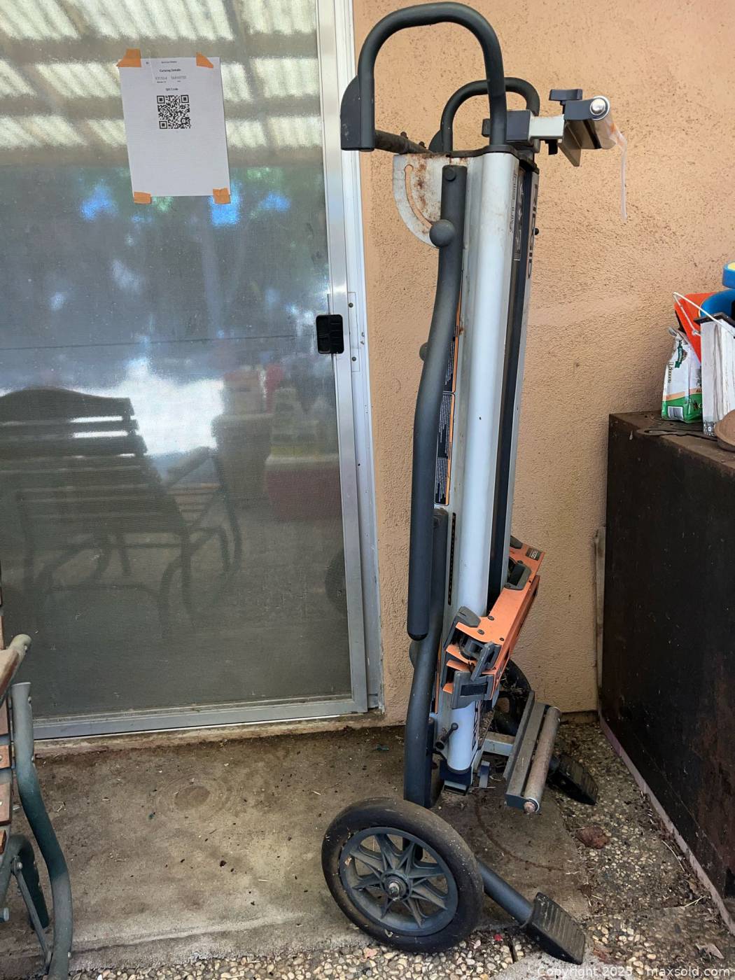 Ridgid MS-UV miter saw utility vehicle stand | Maxsold