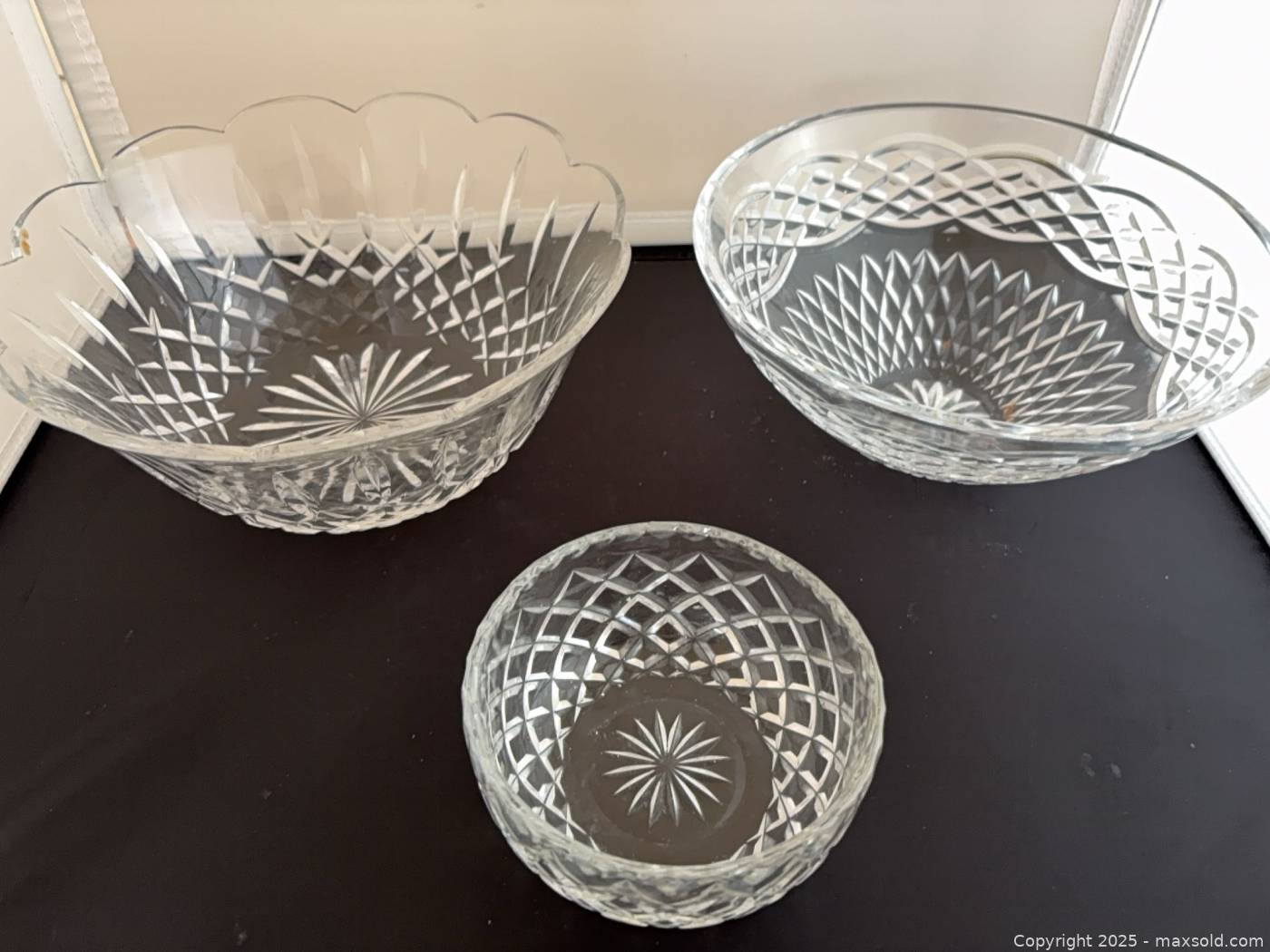 Waterford Crystal Serving Bowls Set of 3 | Maxsold