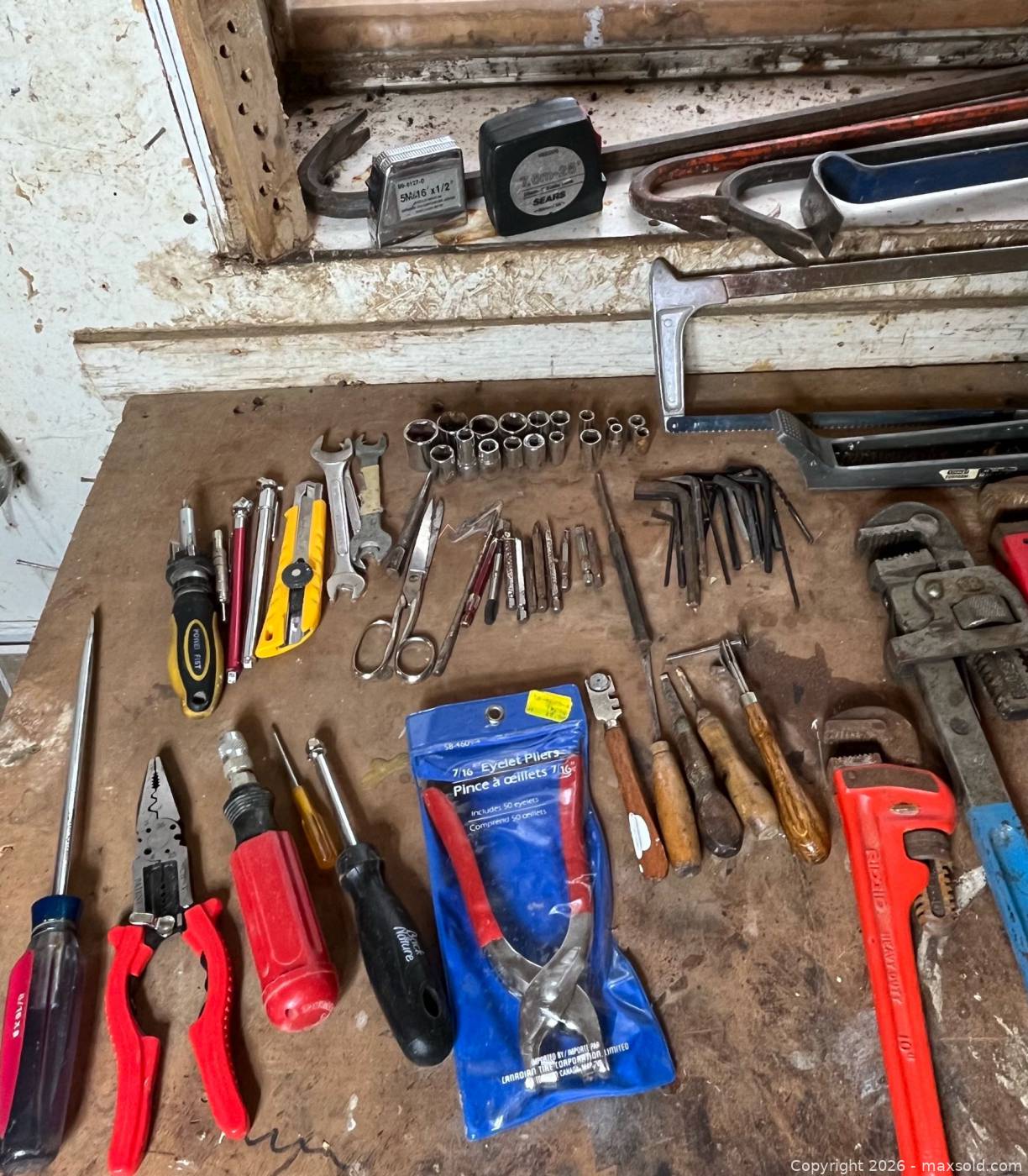 Hand Tools Assortment – Hammers, Wrenches, Screwdrivers, Saws, Pliers ...