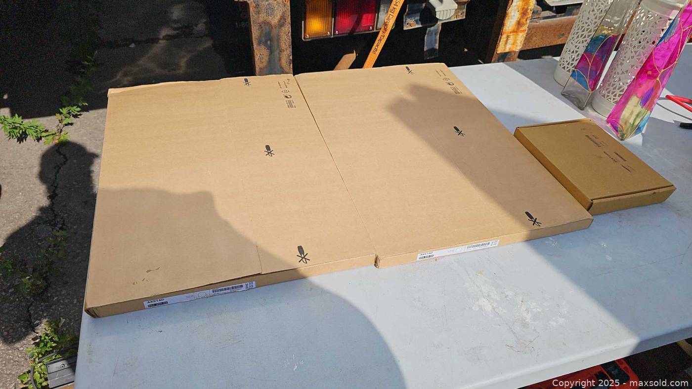IKEA flat-packed picture frames, 2 large boxes plus 1 small box | Maxsold