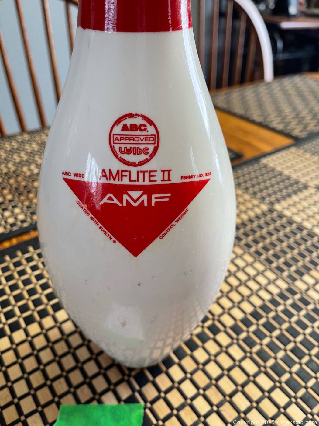 Amf String Pin AMF Amflite II plastic-coated bowling pin | Maxsold
