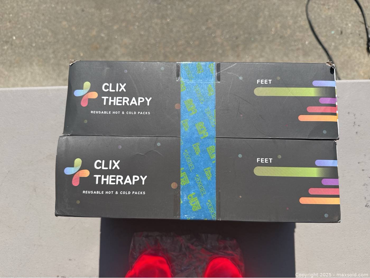 Clix Therapy Foot Hot & Cold Gel Packs, 6 Pairs | Maxsold