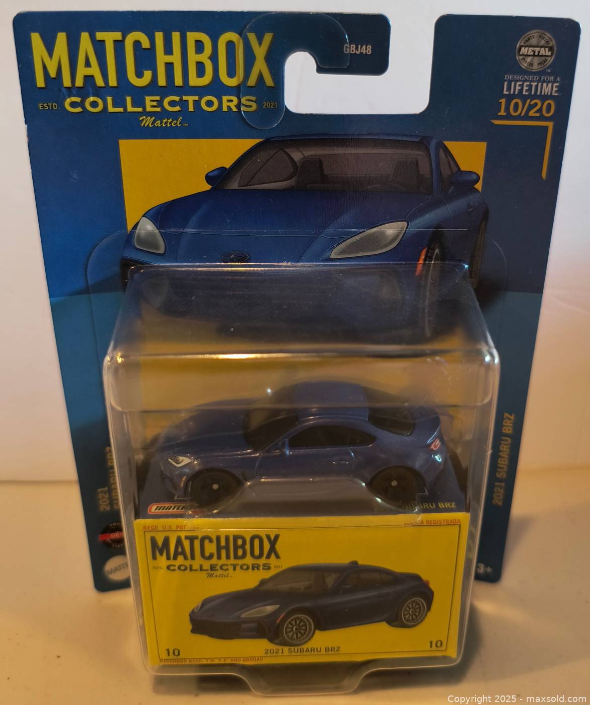 Matchbox Collectors 2024 – Subaru BRZ 2021 Blu, Metallizzata, Superfast, Nuova In Confezione