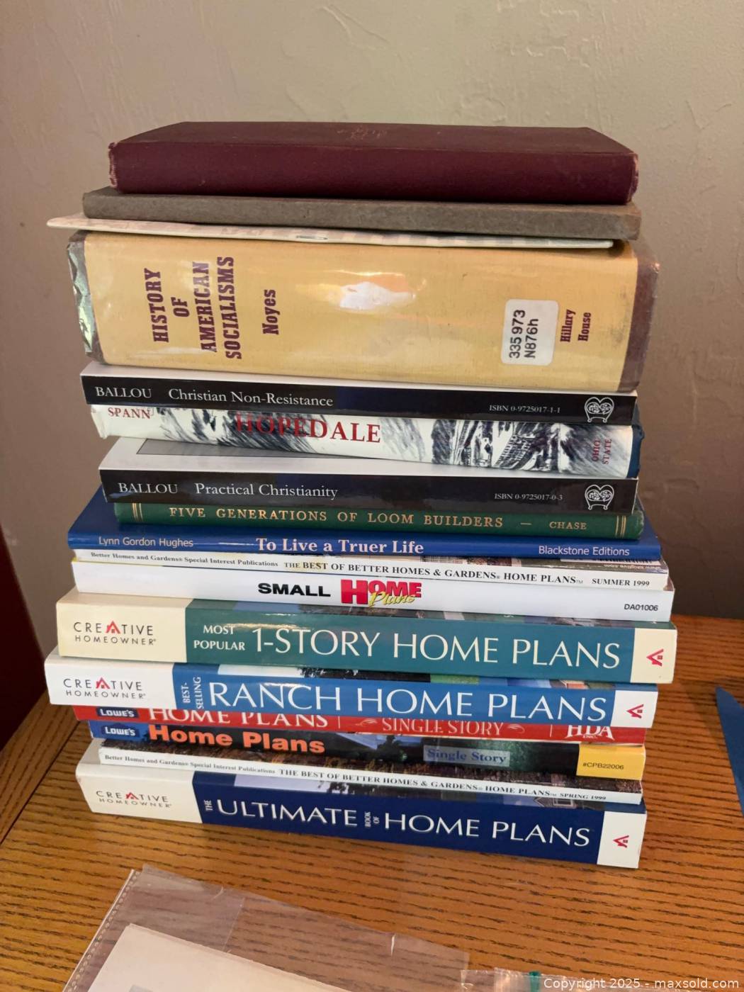 Home Plan Books, Local History & 1891 Magazine | Maxsold