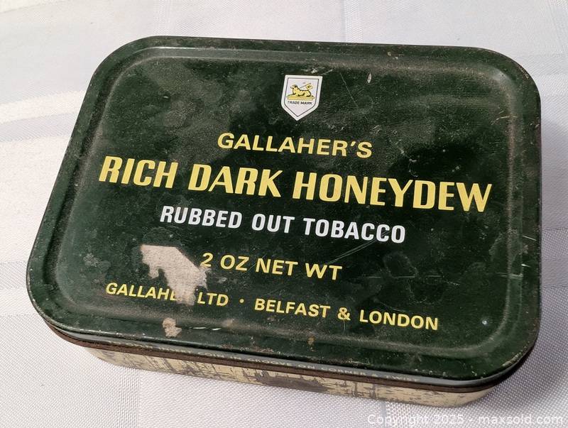 Gallaher's Rich Dark Honeydew tobacco tin