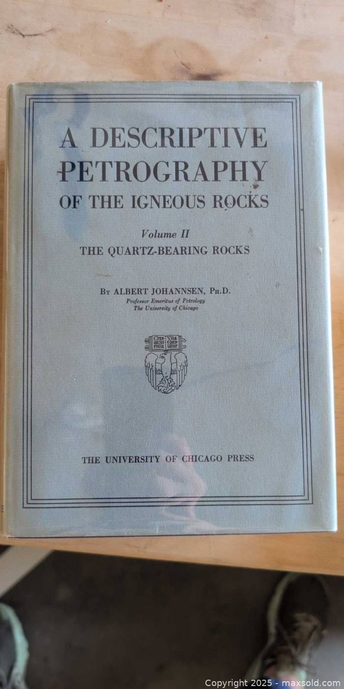 A Descriptive Petrography of the Igneous Rocks 4-Volume Set | Maxsold