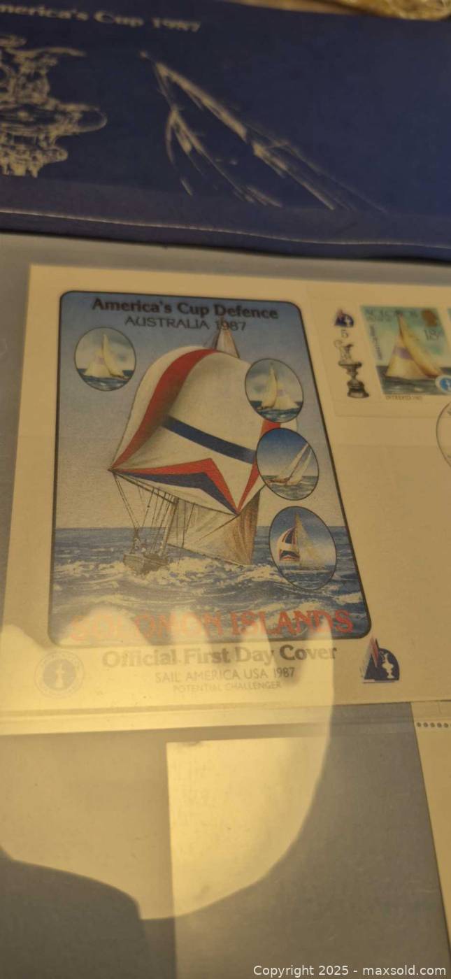Autocollant Vintage Fuji Film America's Cup 1987 - Original - Neuf