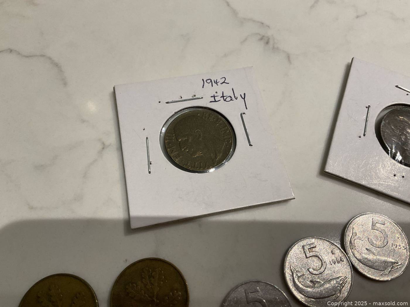 Italian coin collection, 1924-1950s, 25 pcs | Maxsold