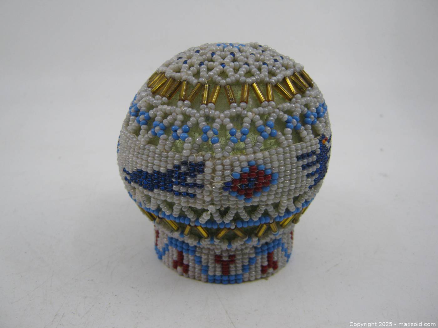 Indigenous Beaded Glass Fishing Float | Maxsold