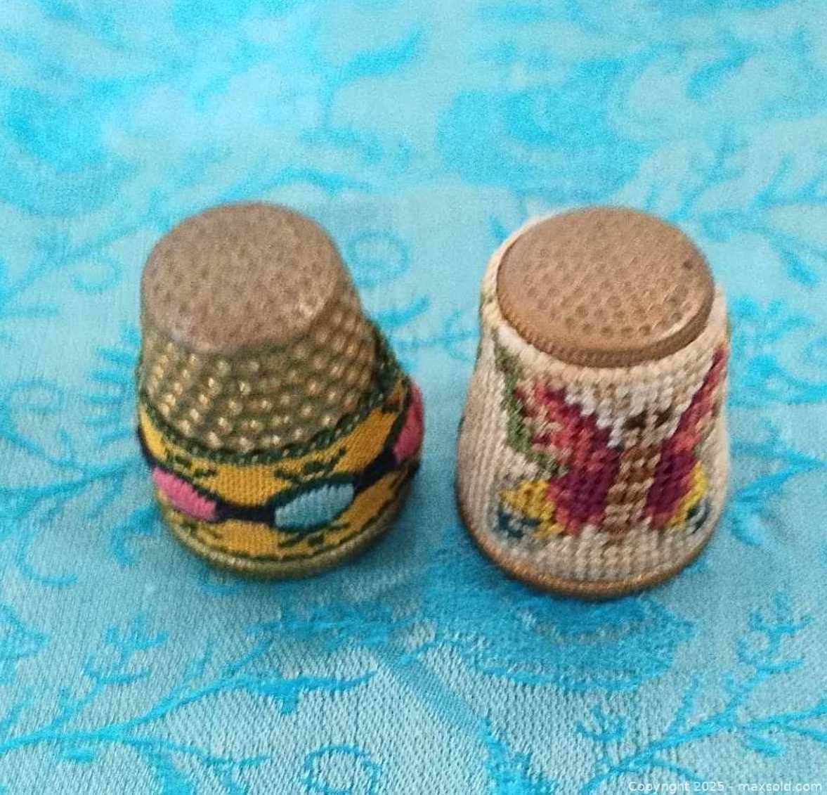 Set of 16 vintage assorted thimbles | Maxsold