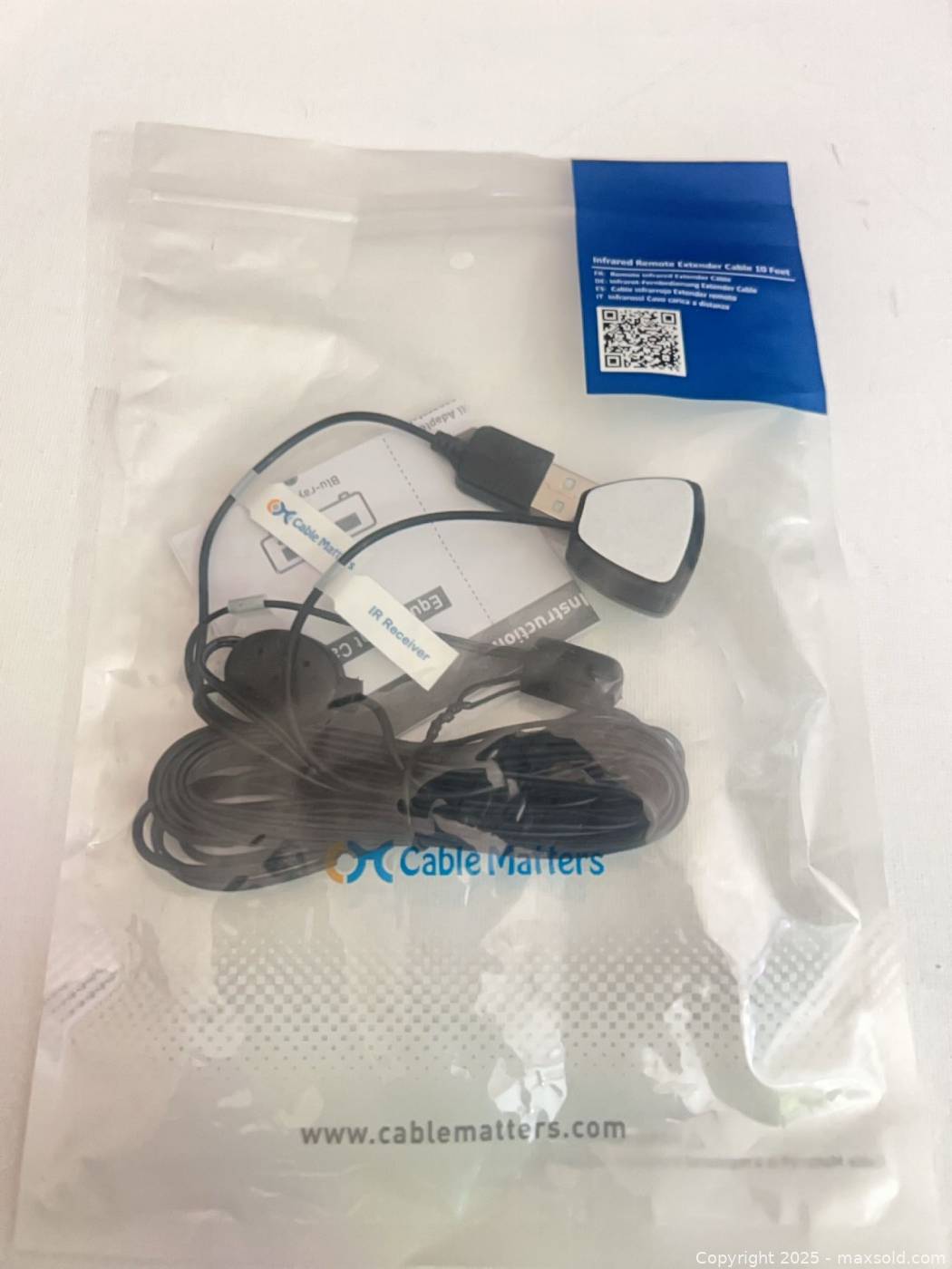 Remote Usb Extender Cable Matters USB Infrared Remote Extender Kit | Maxsold