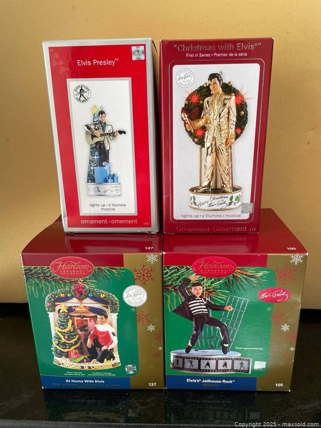 Elvis Presley Christmas Ornaments