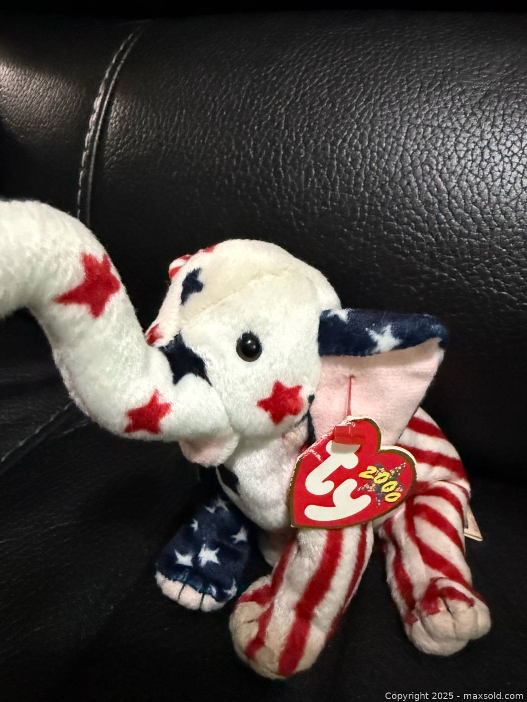Ty Beanie Baby Righty 2000 elephant plush | Maxsold