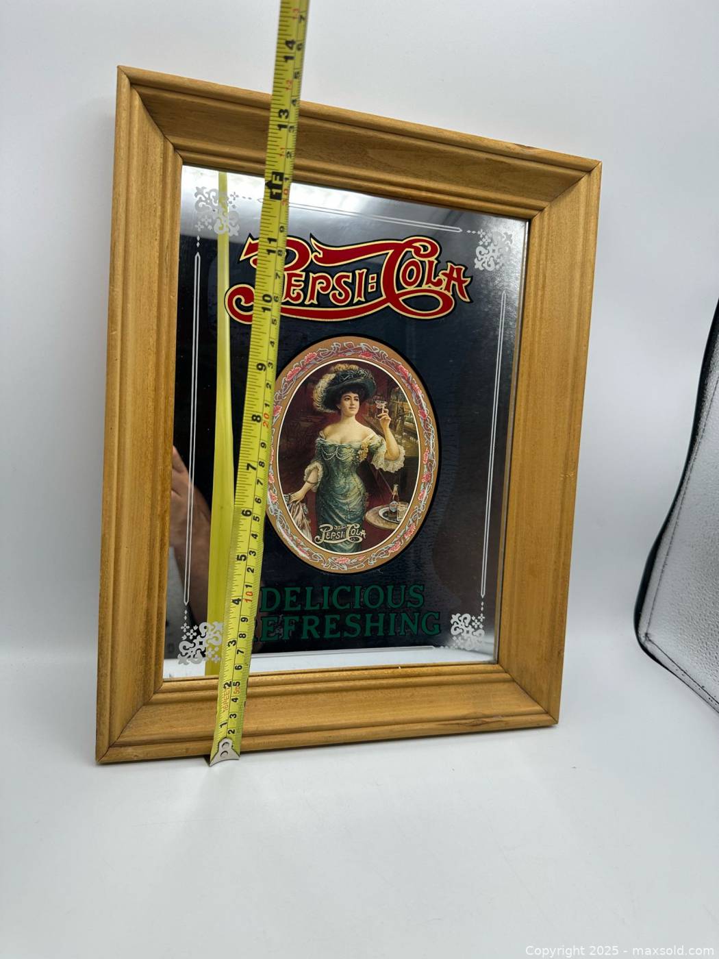 Pepsi-Cola vintage advertising mirror sign | Maxsold