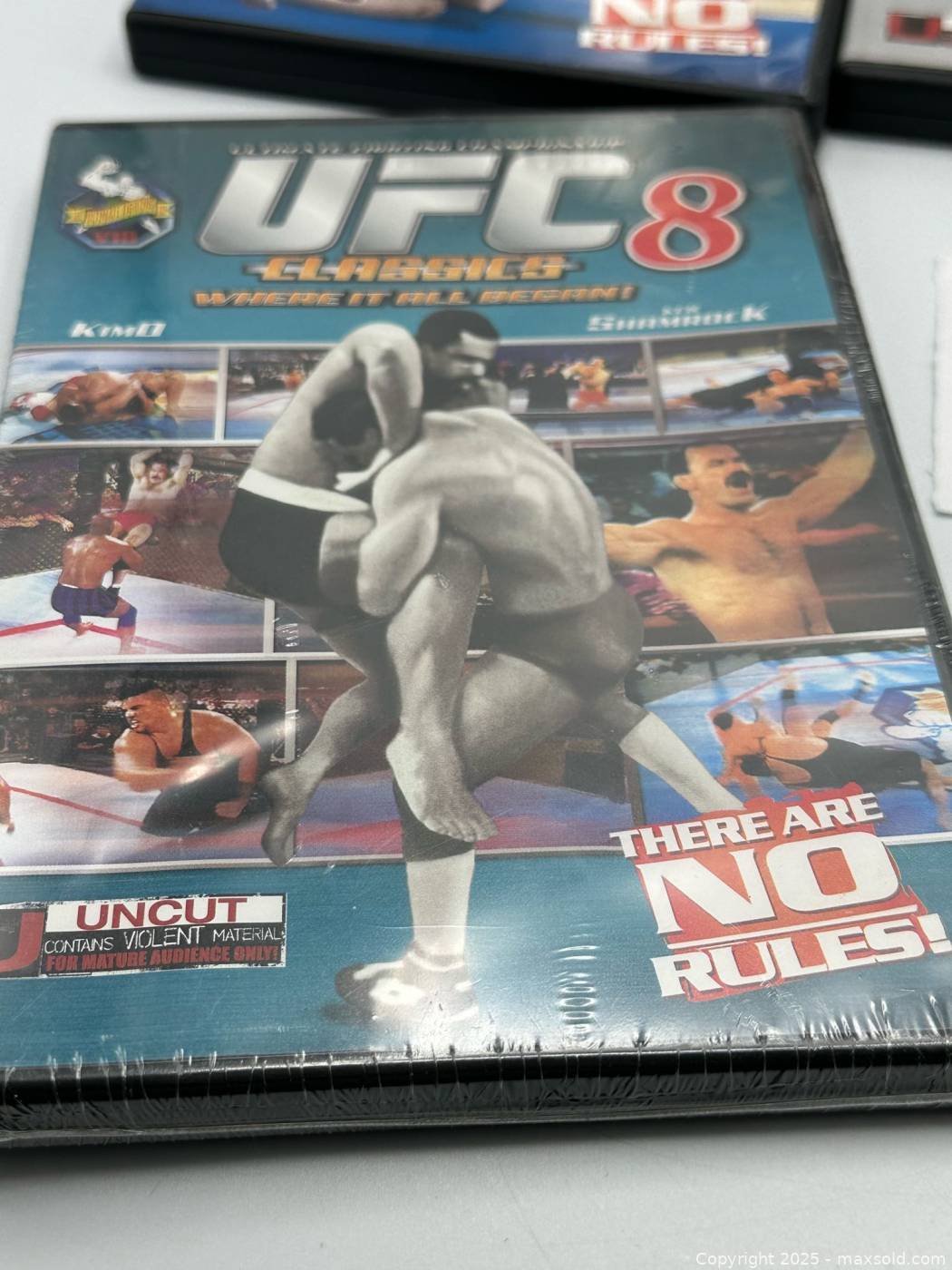 Eight UFC Classics DVDs | Maxsold