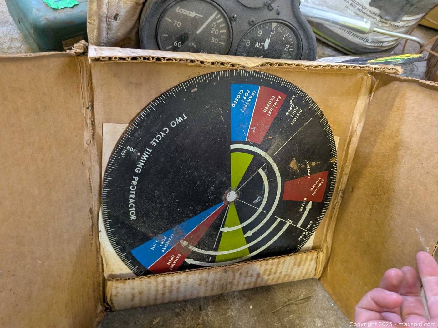 Ultralight Aircraft Instrument Cluster, Timing Protractor, Marine Pump ...