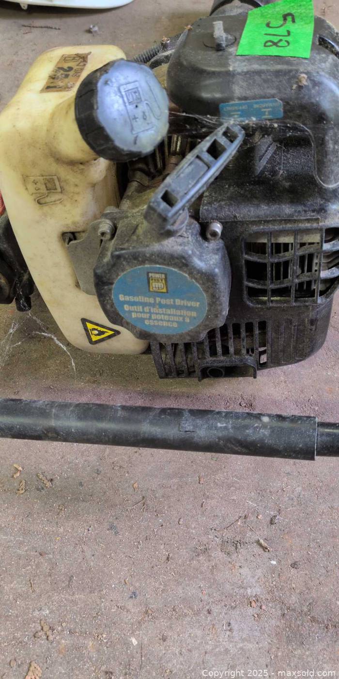 Gas-Powered Handheld Post Driver | Maxsold