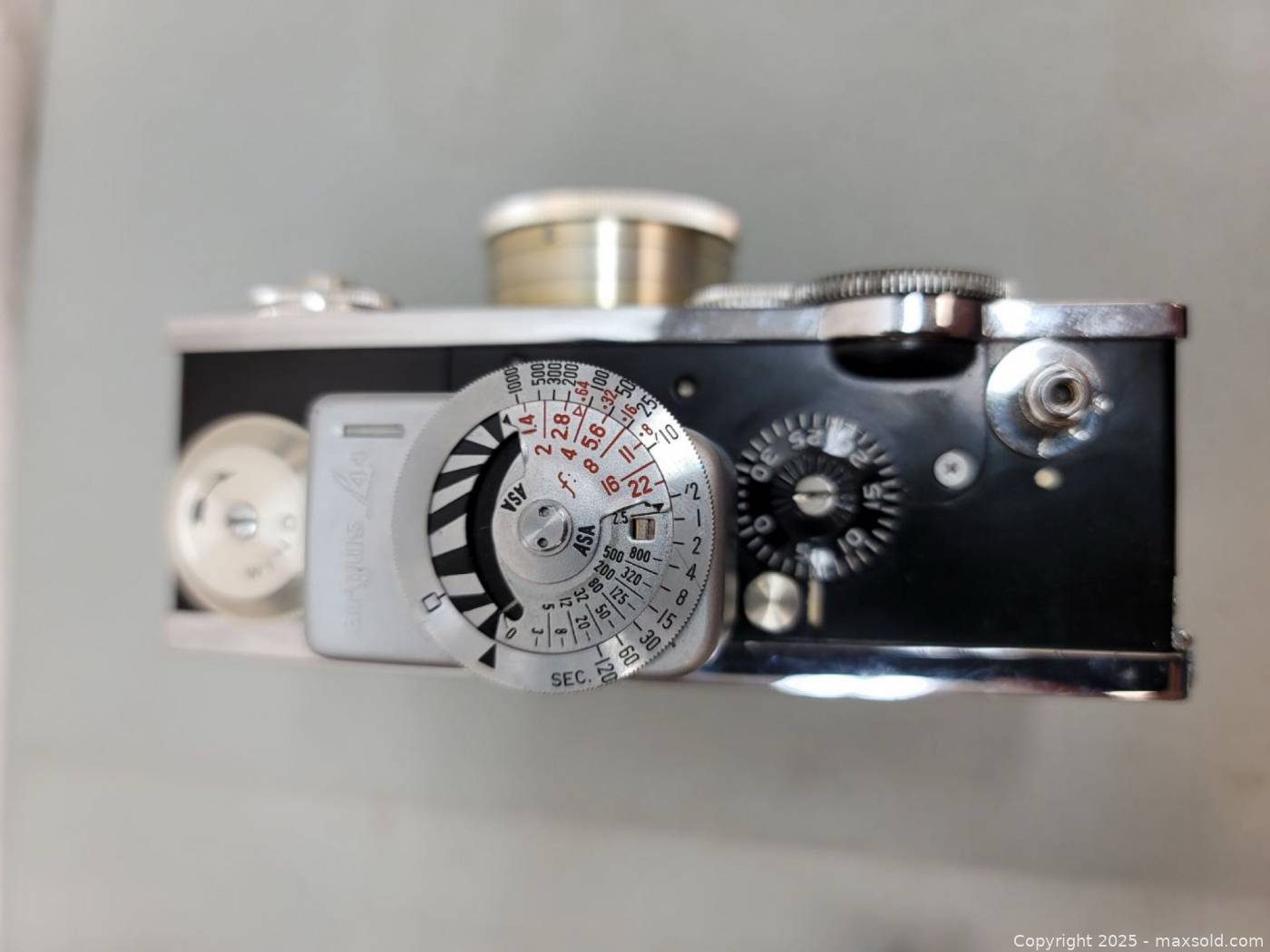Angus Camera Argus C3 35mm rangefinder camera with case and light meter | Maxsold