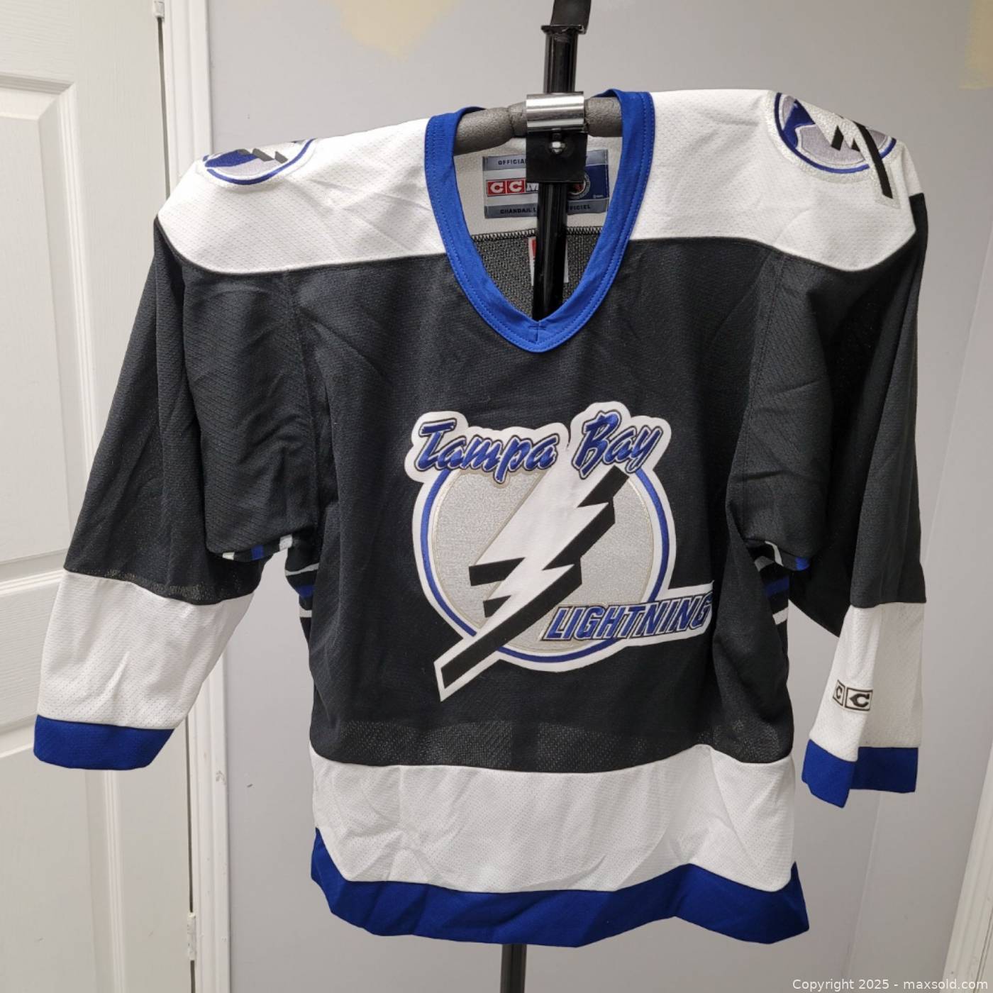 Maillot Vintage CCM Tampa Bay Lightning NHL - Taille S - Occasion