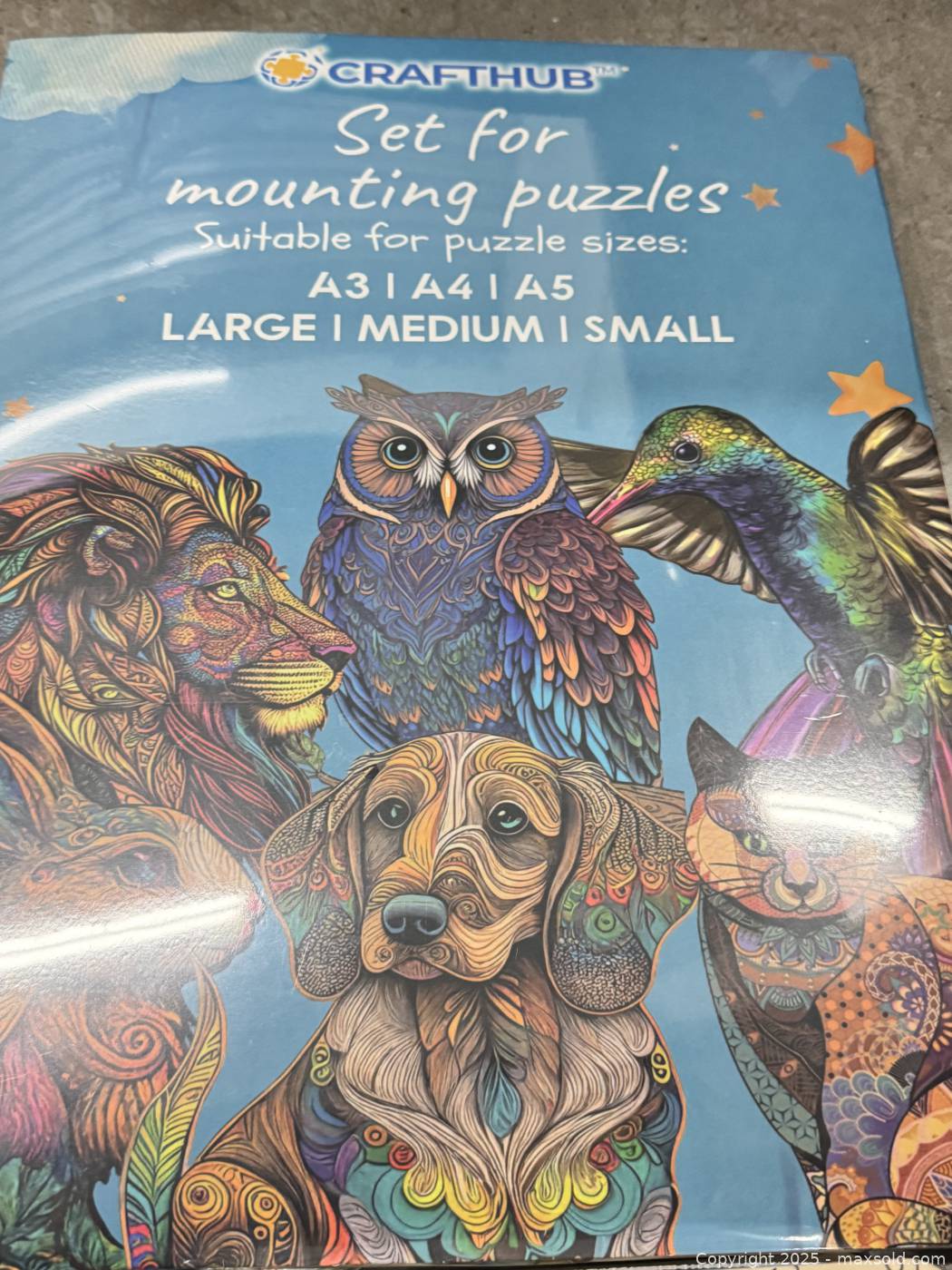 Crafthub wooden puzzles and wall mounting kits | Maxsold