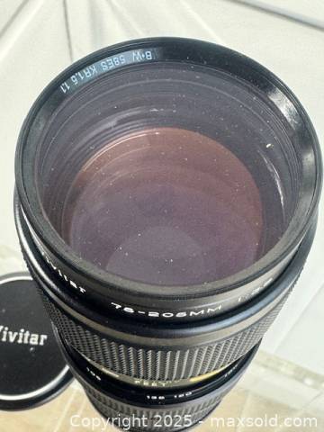 Vivitar 75-200mm f/3.8 zoom lens with case | Maxsold