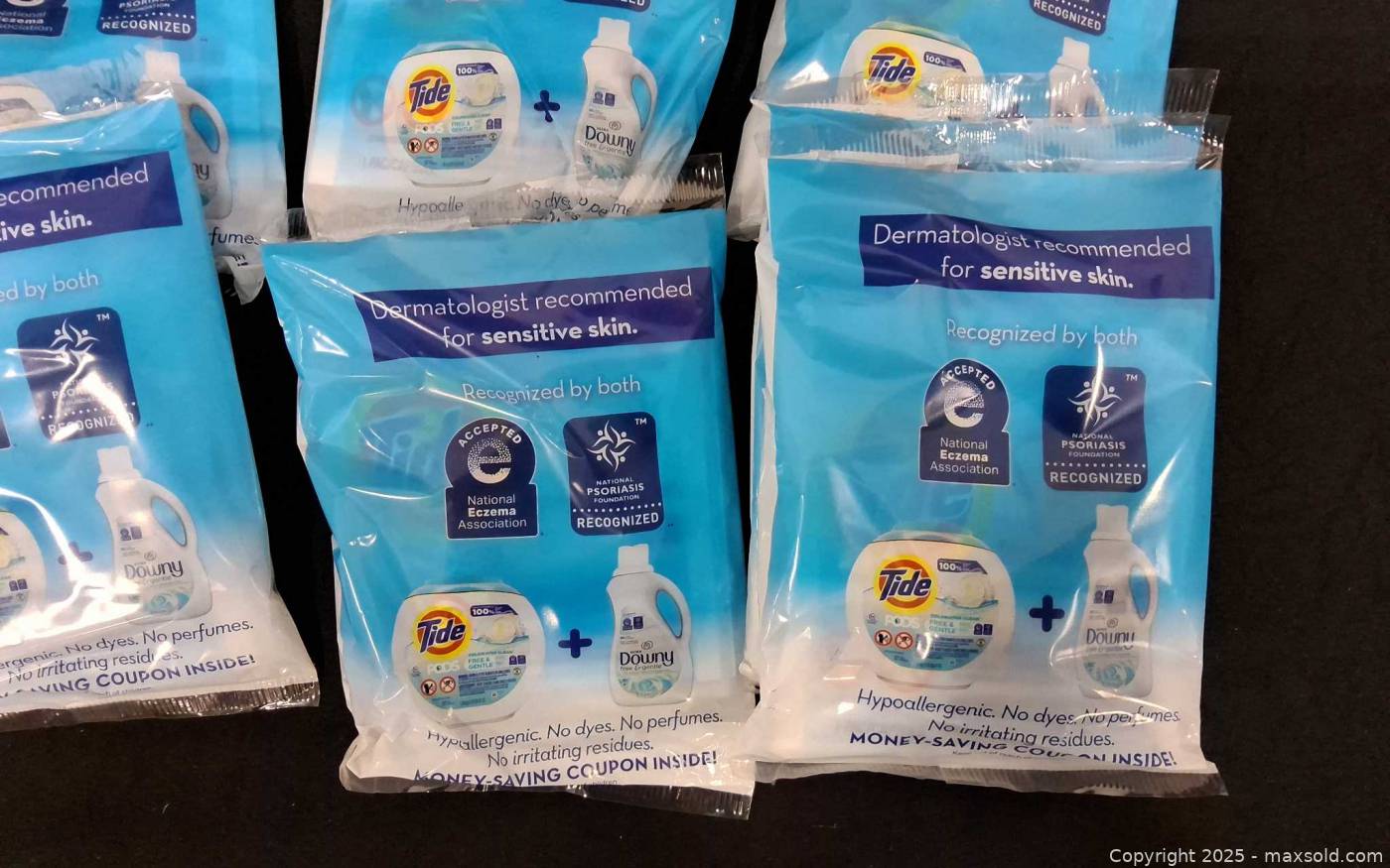 Tide Promo Box Tide & Downy Free & Gentle sealed promo packs | Maxsold