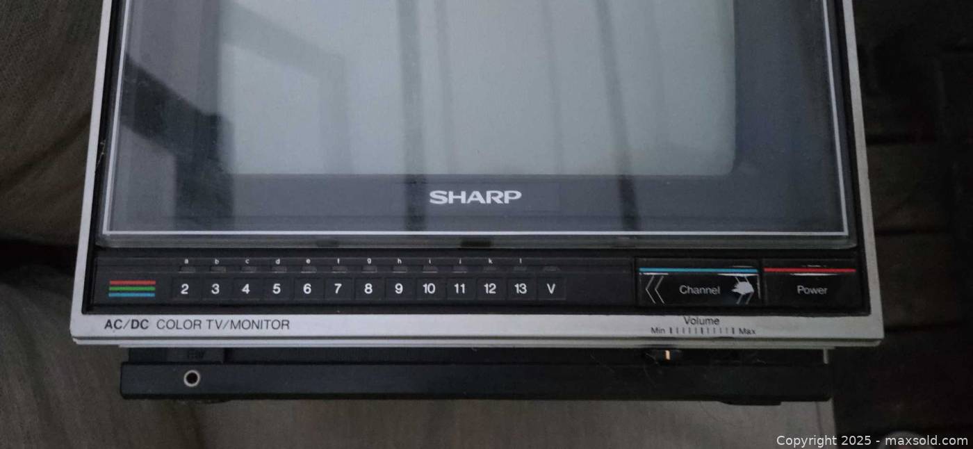 Sharp portable AC/DC color TV monitor | Maxsold
