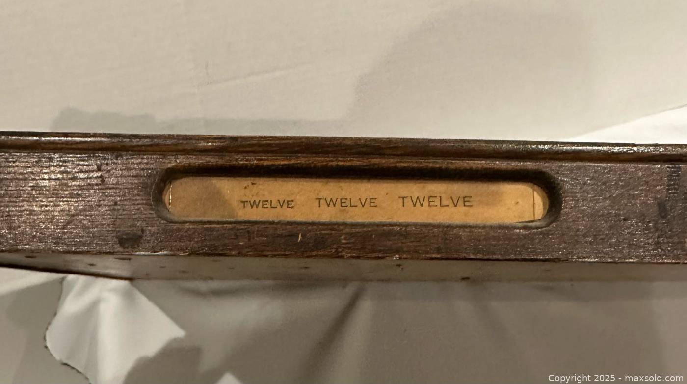 Hamilton wooden letterpress type case 32