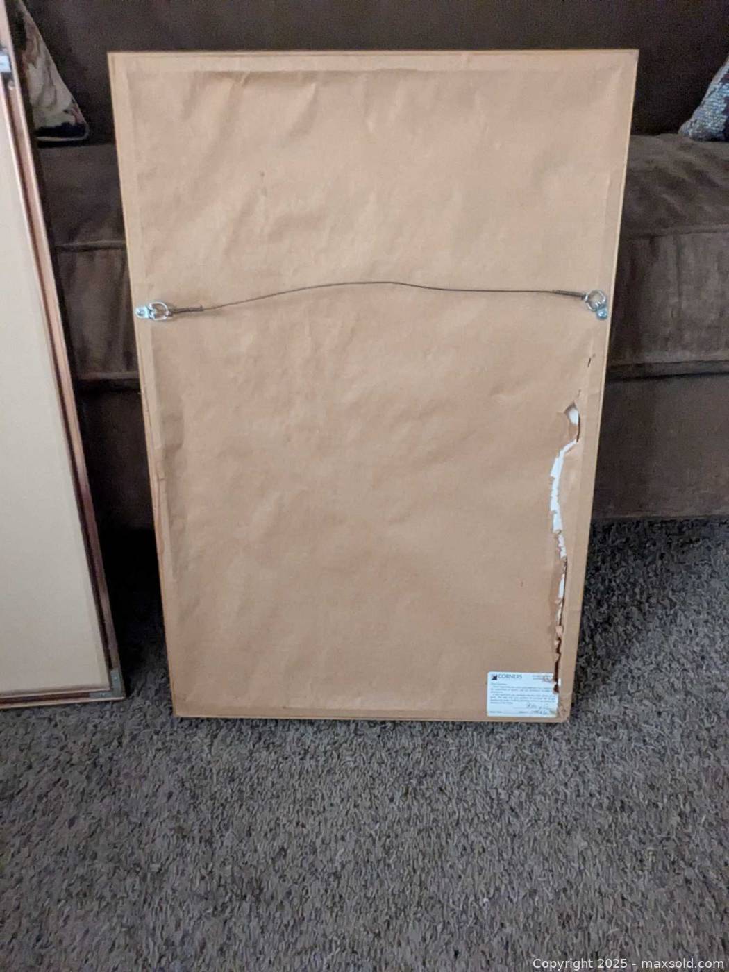 Two framed text posters | Maxsold