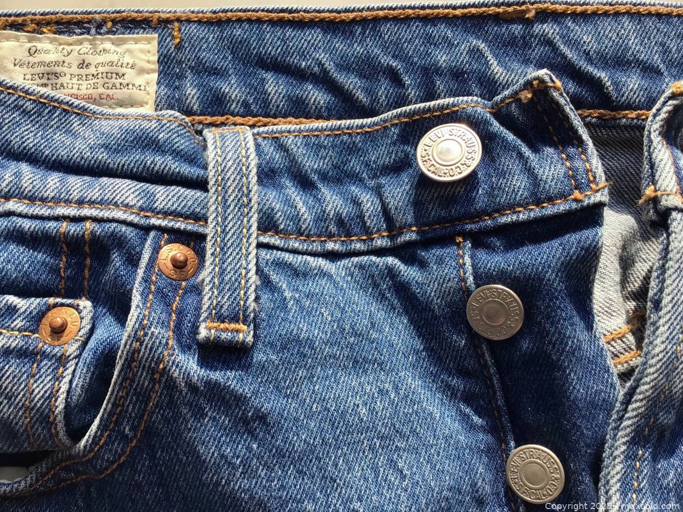 Levi's 501 button-fly jeans, size 30x26 | Maxsold