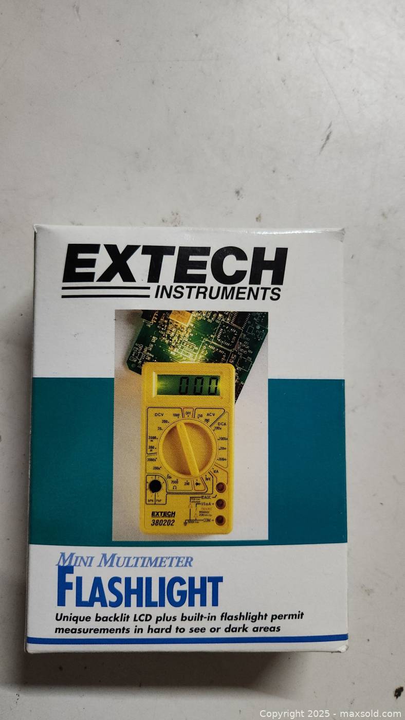 Extech mini digital multimeter 380202 | Maxsold