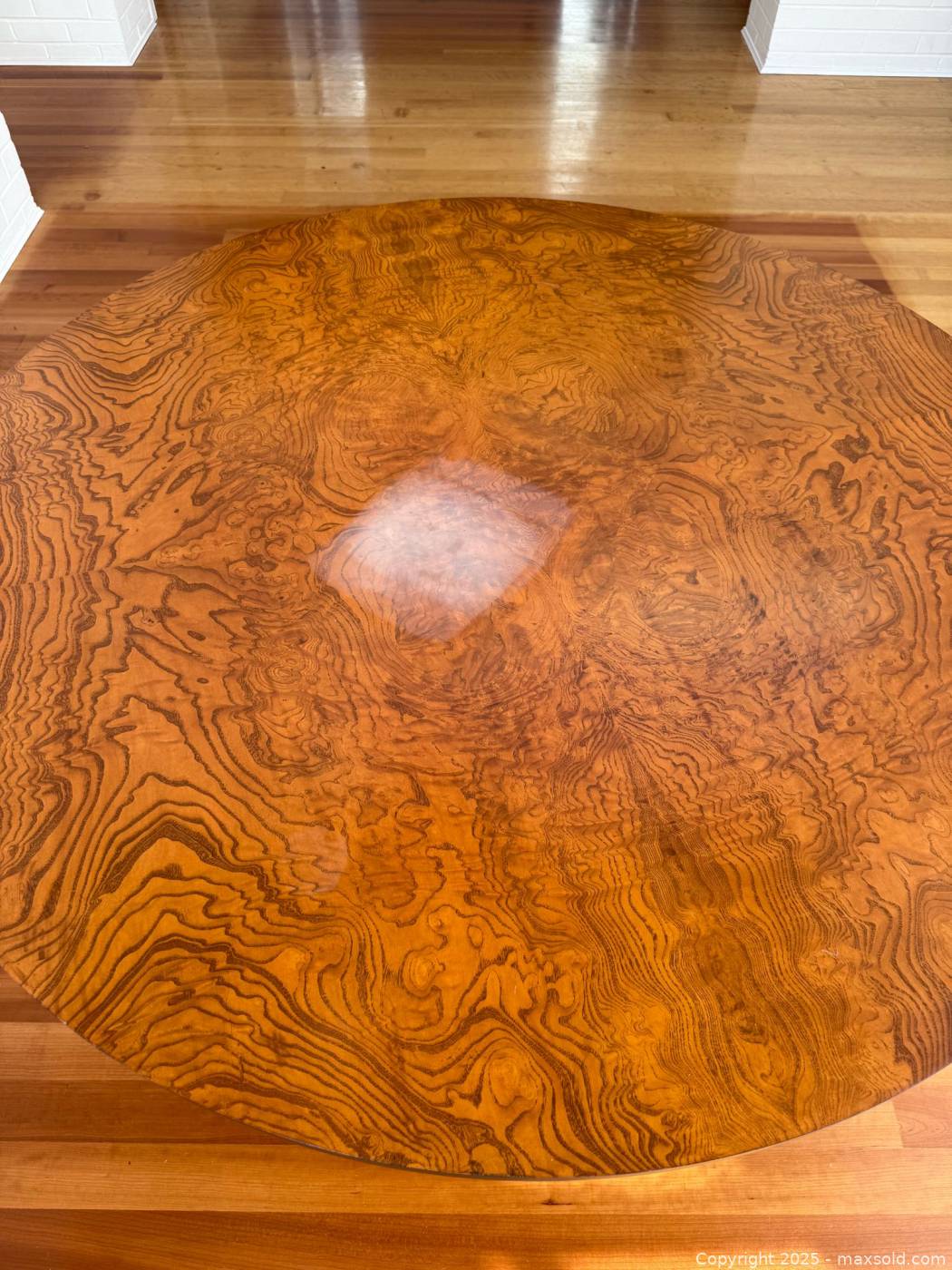 Burl Wood Entry Table